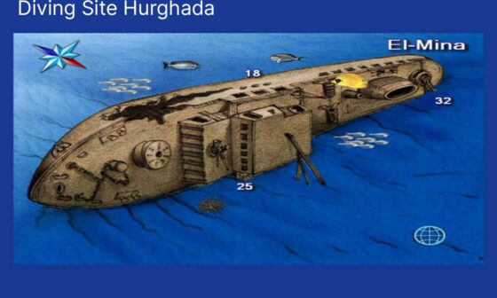 El-Mina Wreck Diving Site Hurghada