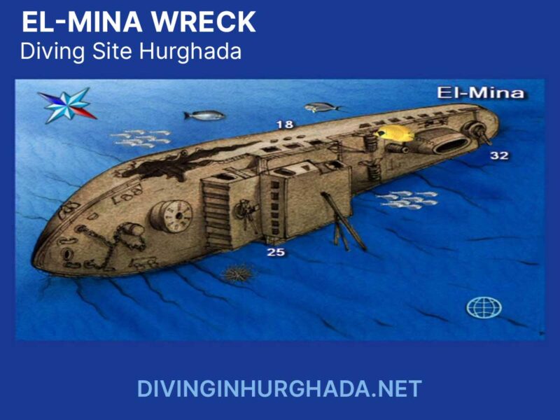 El-Mina Wreck Diving Site Hurghada