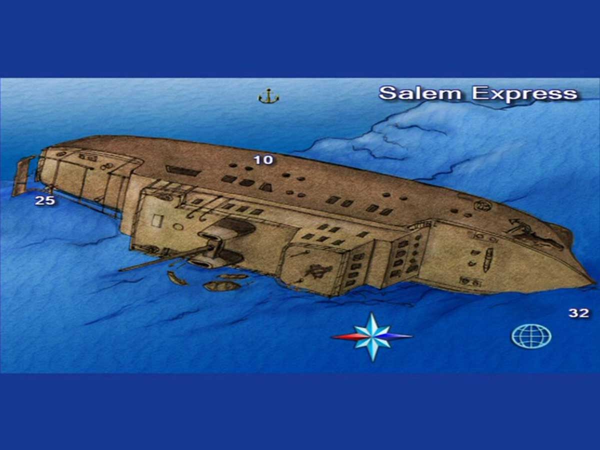 Salem Express Wreck Dive Site
